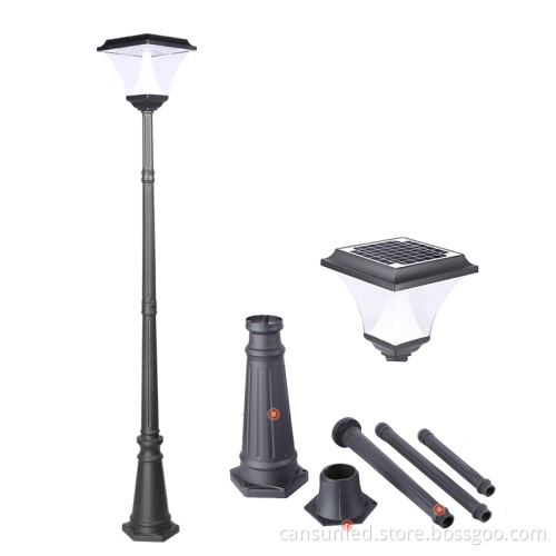 2024 New Trend LED Solar Garden Waterproof Lights - 1M Pole Landscape Street Garden Light